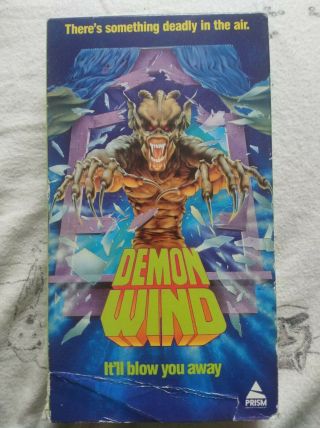 Demon Wind Vhs Rare Prism Horror