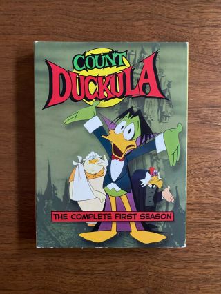 Count Duckula - The Complete First Season (3 - Disc Dvd Set) Oop Rare 80s Cartoon