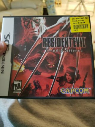 Resident Evil: Deadly Silence (nintendo Ds,  2006) Very Rare Game