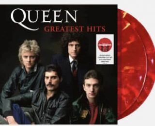 Queen Greatest Hits Double Album Ruby Red Blend Rare Usa Exclusive Vinyl