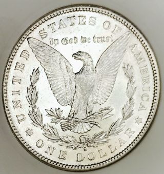 1890 S MORGAN DOLLAR MS,  BLAST WHITE BEAUTY COIN SO RARE NR 18908 2