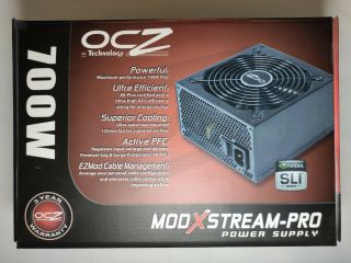 Rare Ocz Modxstream - Pro 700w Modular Sli Power Supply Active Pfc Psu Ocz700mxsp
