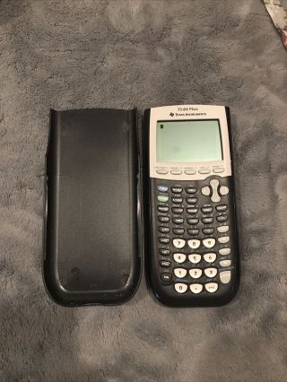 Rare Texas Instruments Ti - 84 Plus Black Edition Graphing Calculator Ti 84 Calc