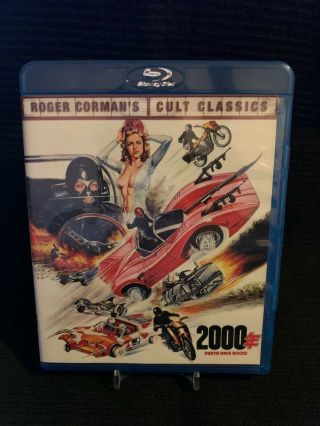 Death Race 2000 (1975) Blu - Ray - Shout Factory - Roger Corman - Rare & Oop