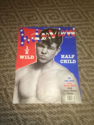 Feb.  1992 Interview Marky Mark Wahlberg Shirtless 1/2 Wild/half Child Rare