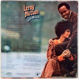 LEROY HUTSON: Love Oh Love US Curtom ’73 Rare Soul Vinyl LP 2