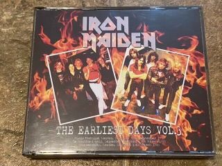 Iron Maiden Rare Live 3 Cd Set " The Earliest Days Volume 3 "