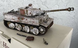 Tamiya Tiger Panzerkampfwagen 1/35 Scale Model Tank Built View Description Rare