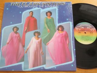 Rare Vintage Vinyl - Clark Sisters - You Brought The Sunshine - Sound Of Gospel - Nm