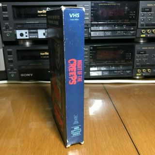 Night of the Creeps VHS 1986 Rare Horror Zombie Cult HBO Cannon - 3