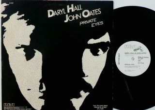 Daryl Hall & John Oates Private Eyes Rare 12  Single Wl Promo Pic/sleeve Usa Nm