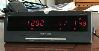 Radio Shack Jumbo Red Led Caller Id 50 Memory Cid - 948 43 - 948 Vintage Rare