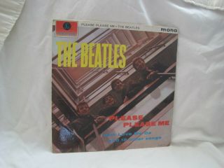 Rare The Beatles Please Please Me Lp Record Matrix Yellow Black Label Pmc 1202