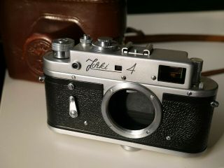 Rare Inscription Zorki - 4 Export Ussr Rangefinder Film Camera Body
