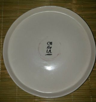 Rae Dunn Tres Bien Dish Plate 10 " Rare And Hard To Find Collectable