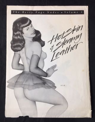 Rare Vintage 60’s Bettie Page Litho By Kola 157 Of 1000 Risque 8x10 Pinup Set