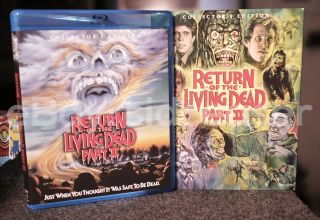 Return Of The Living Dead 2 Blu - Ray Disc,  2018 Rare & Oop Slipcover O - Card