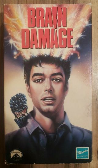Brain Damage Horror Vhs Paramount Rare Oop Htf 1988