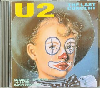 U2 The Last Concert (anaheim Stadium) 14.  11.  92 Rare Collector 