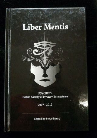 Magic Book - Liber Mentis - Psycrets British Society Of Mystery Entertainers Rare