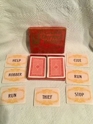Vtg.  Playing Cards Sherlock Holmes Laughter & Excitement Parker Brothers Rare