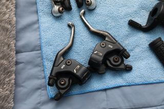 Vintage Shimano Deore Dx Brake Shifters St - M071 3 X 7 Speed Rare Mountain Xt Lx