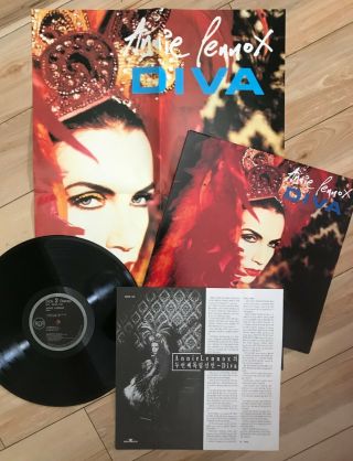 Annie Lennox Rare Korea Unique,  Poster Diva Lp Vinyl Record Album Eurythmics