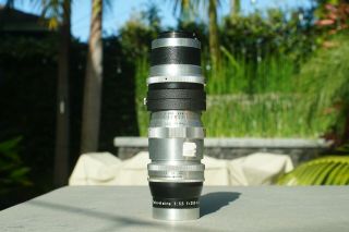 RARE Piesker & Co Tele - Astra 250mm F/5.  5 Telephoto Exakta Mount Lens 3