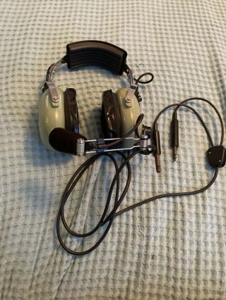 David Clark Model H10 - 40 Aviation Headset Made In Usa Rare