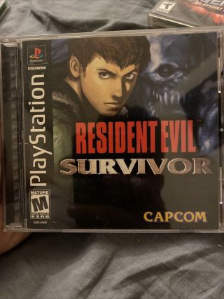 Resident Evil: Survivor (sony Playstation 1,  2000) Complete Rare
