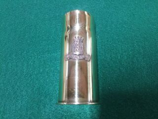Stunning Ww1 Trench Art - City Of Paris Rare Pdps 37 - 85 French 37mm Shell 1918