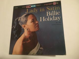 Billie Holiday - Lady In Satin Cbs 8048 {nm Re - Issue Promo} W/ray Ellis - Rare