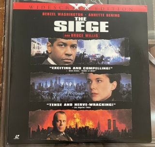 The Siege Widescreen Edition Laserdisc Ld Late Release Ultra Rare Vg