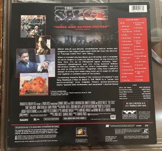 The Siege Widescreen Edition Laserdisc LD Late Release Ultra Rare VG 2