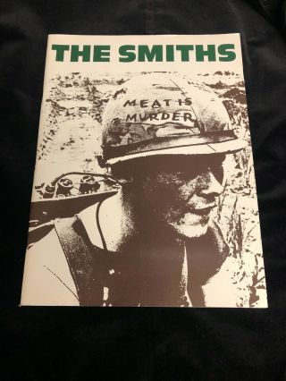 The Smiths Meat Is Murder Songbook & Photos Morrissey Song Book Rare