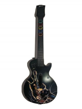 Xbox 360 Guitar Hero Gibson Les Paul Wireless - Rare Slash Faceplate No Strap