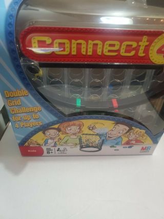 Rare Edition Hasbro Connect 4 X 4 Double Grid Challenge 2008