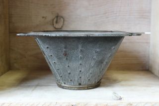 Graniteware Enamel Ware Square Sink Strainer - Rare