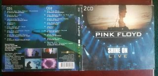 Pink Floyd Rare Shine On Live 2 Cd Nassau Coliseum Oop (gilmour Mason Rogers)