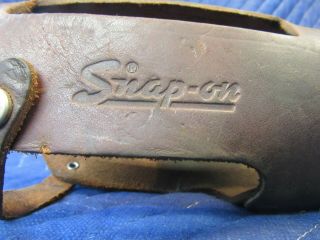 Rare Vintage Snap On Im 5 Impact Leather Dust Cover Impact Wrench Hard To Find