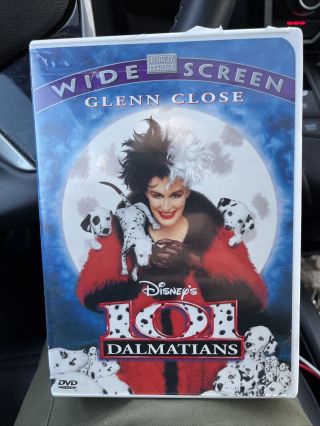 101 Dalmatians (dvd,  1998) Disney Rare Live Action Oop Glenn Close Widescreen