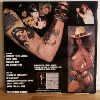 Guns N ' Roses Vinyl LP Rifle Totin Florists Rare Pressing Times Square Records 2