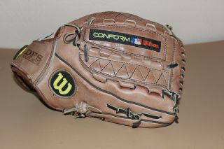 Rare Vintage Wilson A1921 11.  5” Baseball Glove Mitt Dual Hinge