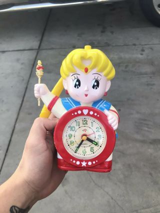 Rare Vintage Sailor Moon Talking Alarm Clock Does Not Work