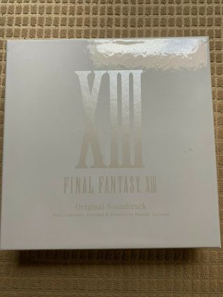 Final Fantasy Xiii 13 Soundtrack Limited Edition Rare Ost