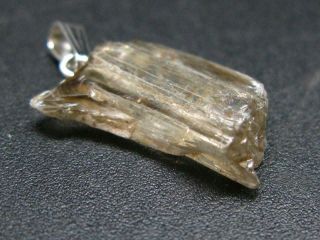 Very Rare Gem Diaspore Crystal Silver Pendant From Turkey - 1.  1 "