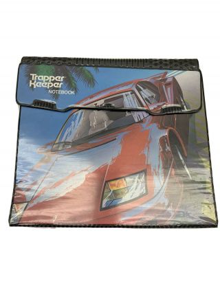 Vintage Mead Trapper Keeper Notebook 29096 Sports Car Ferrari Rare