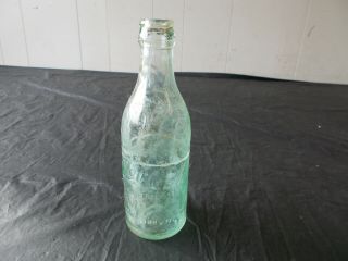 Vintage Root Coca Cola Coke Straight Sided Script Soda Bottle - Greensboro Nc - Rare