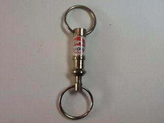 Rare Vintage Lion Oil Gas Station Key Chain Collectible