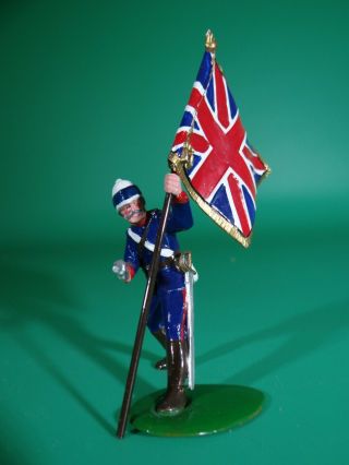 Trophy Miniatures Zulu War – Royal Artillery Officer With Standard (hs1) (rare)
